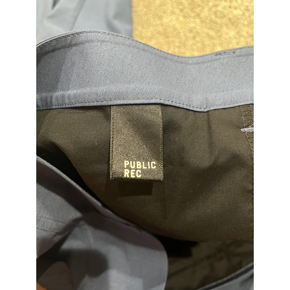 Public Rec All Day Every Day Pants Mens 38/28 Slate Blue Performance Trousers - Picture 4 of 10